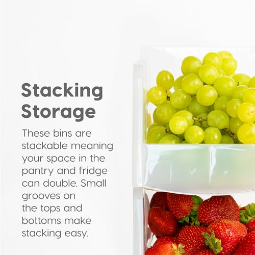 8-Pack, Large Clear Stackable Storage Bins (8 Count)