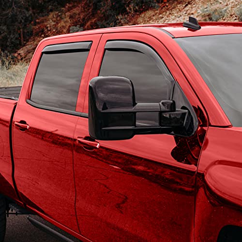 in Channel Extra Durable Rain Guards for Chevrolet
