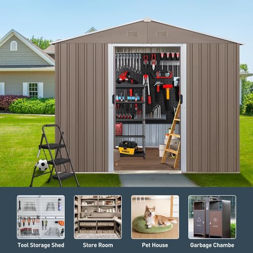 8x10 FT Outdoor Storage Shed