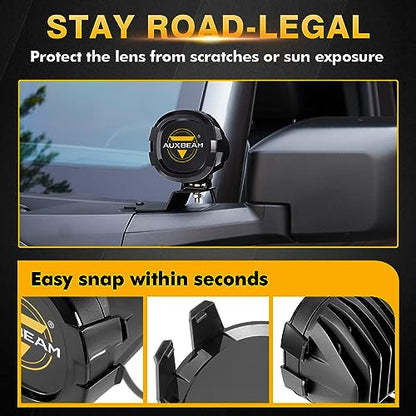 P4 Series 4" Protective Light Covers for Round LED Pods