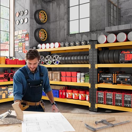 48” Wide Heavy Duty Metal Garage Shelving