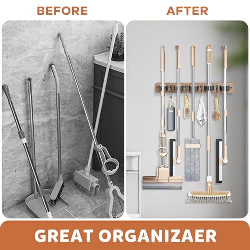 Broom Holder Wall Mount
