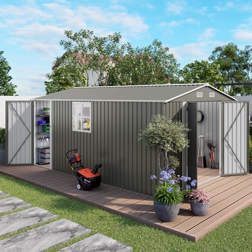 10X14 FT Outdoor Storage Shed with Window