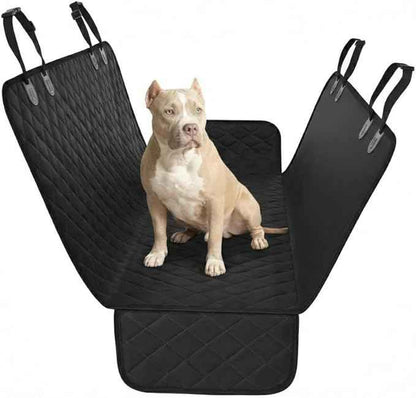 Active Pets Black Standard Dog Car Hammock Back Seat Cover, Waterproof Backseat Cover Protector for Truck Bench Rear of Sedans or SUVs, Essential Pet Supplies Vacuum or Wipe Clean, Machine Washable