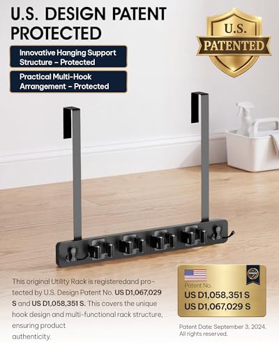 Broom Holder Door Mount