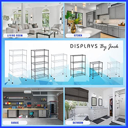 3 Tier Wire Shelving Unit Storage Rack