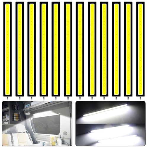 12PCS 12V LED Interior Light Bar (12 Count)