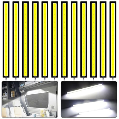 12PCS 12V LED Interior Light Bar (12 Count)