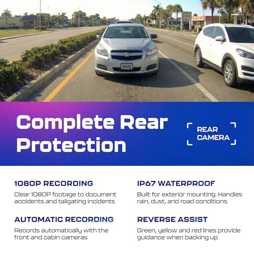 PG17 2CH Mirror Dash Cam 4K