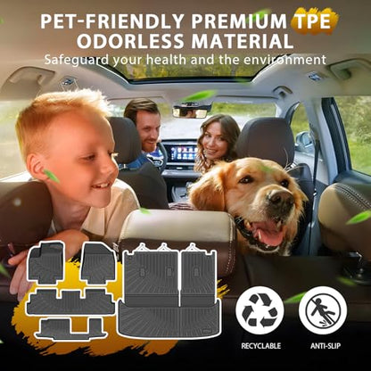 Floor Mats for Nissan Pathfinder 8 Seats 2022