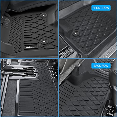 TPE Floor Mats for Kia Telluride with 2nd Bucket Seats