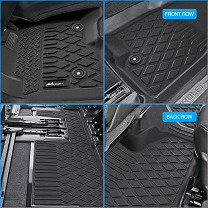 TPE Floor Mats for Kia Telluride with 2nd Bucket Seats