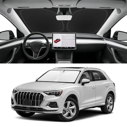 Custom Fit Windshield Sun Shade for Audi Q3 2019