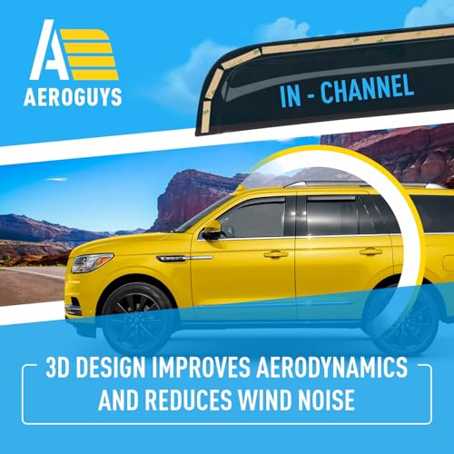Extra Durable Window Deflectors in (4 Count)
