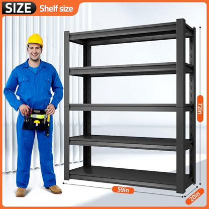 59" W Garage Shelving Unit