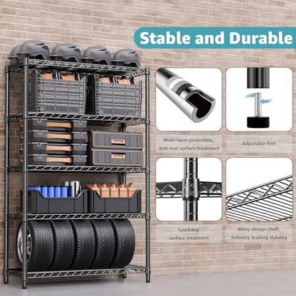 1750 lbs Steel Storage Shelving 5