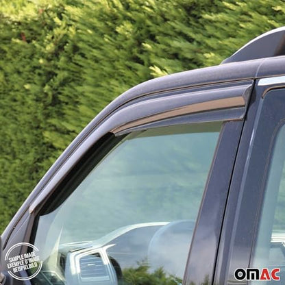 Window Visor Vent Rain Guard Deflector for Mercedes Metris 2016 (2 Count)