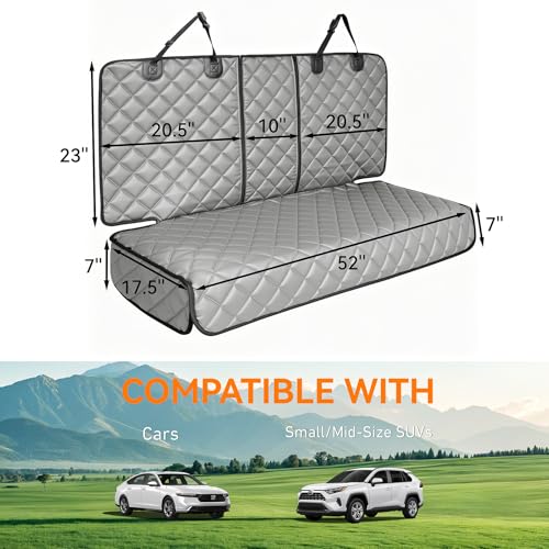 Dog Car Seat Cover for Back Seat