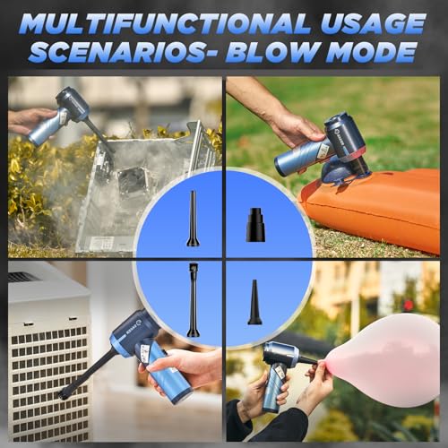Handheld Car Vacuum Portable Cordless17000Pa HL132 Blue