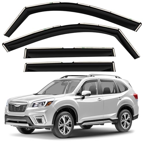 Window Deflectors Smoke Tinted in (4 Count)