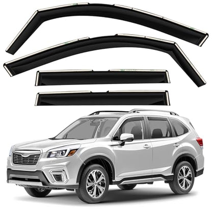 Window Deflectors Smoke Tinted in (4 Count)