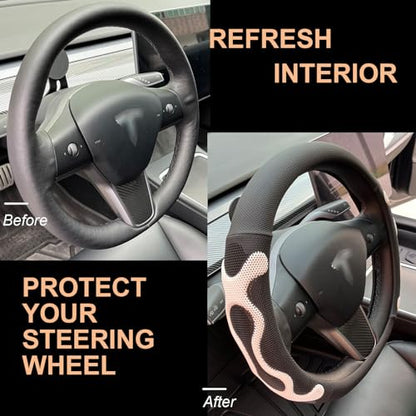 Comfy Grip Steering Wheel Cover for Tesla Model Y