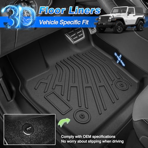 Floor Mats for Jeep Wrangler JK 2