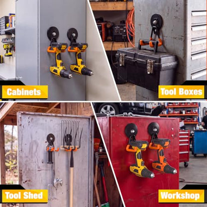 Heavy Duty Magnetic Hooks (2 Count)