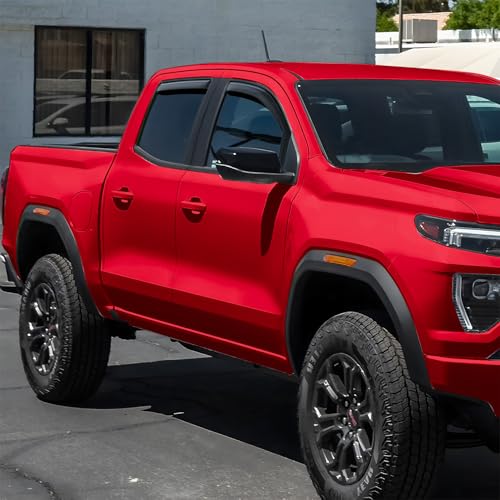 in Channel Extra Durable Rain Guards for GMC Canyon 2023 (4 Count)