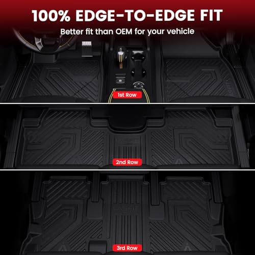 Floor Mats for Toyota Highlander 2014 (5 Count)