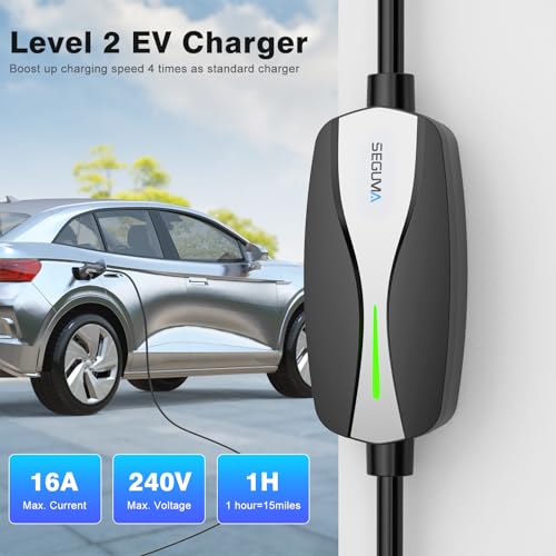 Level 1 2 EV Charger 16Amp Electric Car Charger for J1772 BEVs