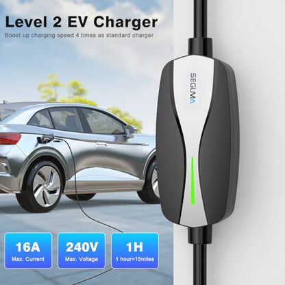 Level 1 2 EV Charger 16Amp Electric Car Charger for J1772 BEVs