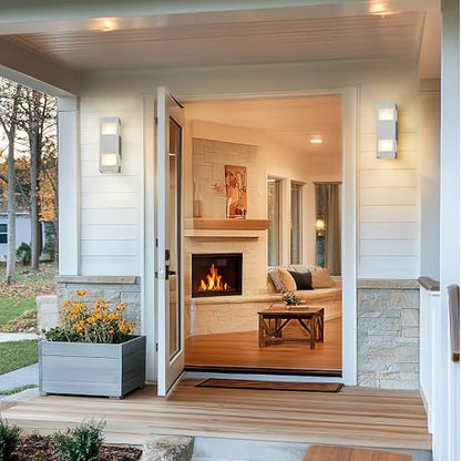 Porch Lights Outdoor Modern (2 Count)