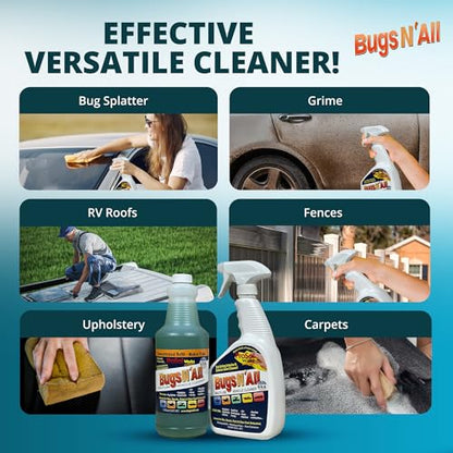 Bugs N’ All Multipurpose Car Cleaner & Degreaser (32 Fl Oz)