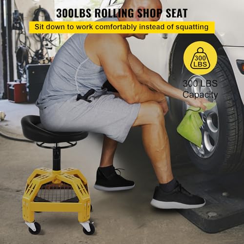 Rolling Garage Stool