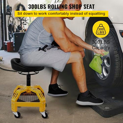 Rolling Garage Stool