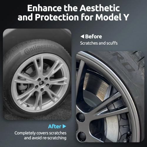 Wheel Rim Protector for Tesla Model Y Gemini 19 inch Apollo Wheels 2020
