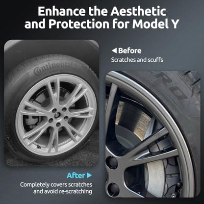 Wheel Rim Protector for Tesla Model Y Gemini 19 inch Apollo Wheels 2020