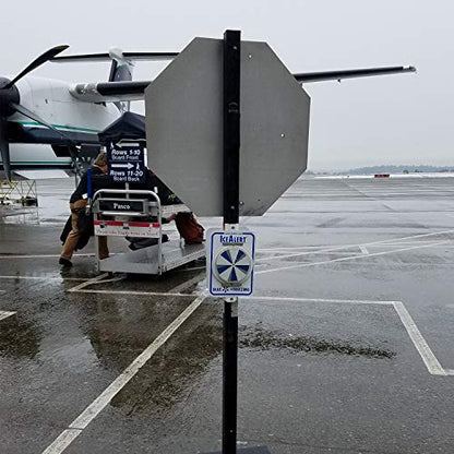 Ice Alert Sign