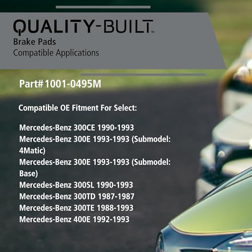 Rear Semi Metallic Brake Pads