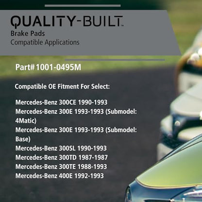 Rear Semi Metallic Brake Pads