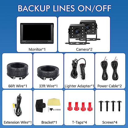 Dual RV Backup Camera System