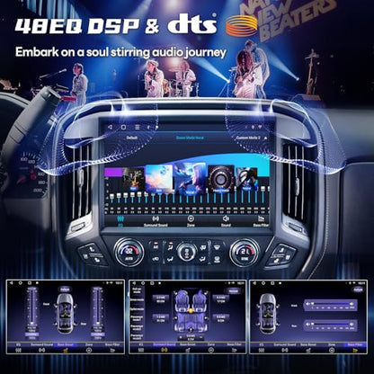 13.1" 8Core 8+128G Radio for Chevy Silverado GMC Sierra 2014