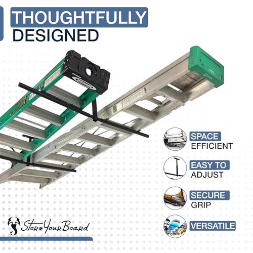 Adjustable Overhead Ladder Rack