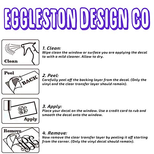 Large Custom Business Name and Website Description Text Decal Sticker for Car Windows