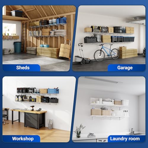2 Pack 2x6ft Garage Shelving 24 (2 Count)