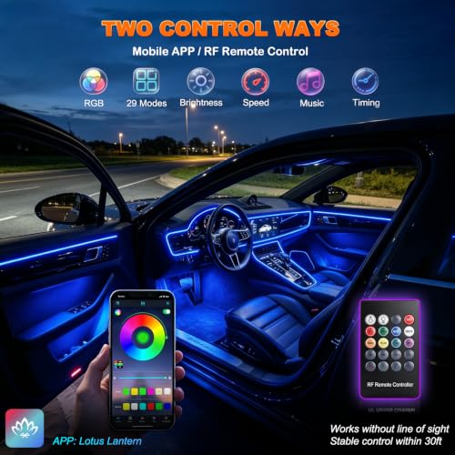 Interior Car LED Strip Lights
