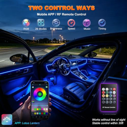 Interior Car LED Strip Lights