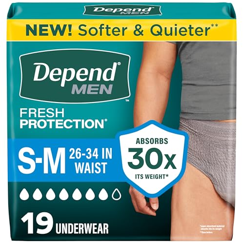 Fresh Protection Adult Diapers for Men (19 Count)