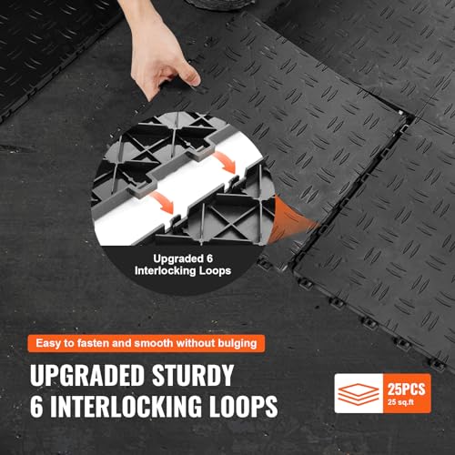 Garage Floor Tiles 12 x 12 x 0.53 inch